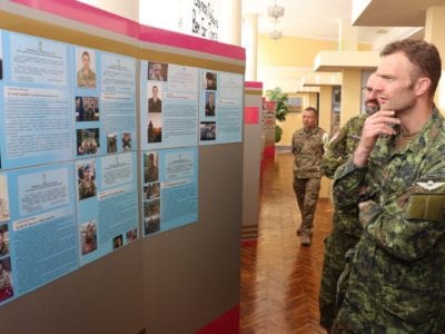 Національну академію Сухопутних військ відвідали представники Збройних сил Канади  