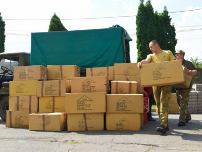З Вінниці відправили гуманітарний вантаж для жителів Донбасу  