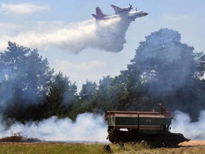 На Дніпропетровщині тренувалися ліквідовувати пожежу на військовому об’єкті  