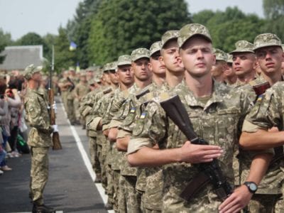 На Львівщині понад тисяча строковиків склали Військову присягу на вірність українському народові  