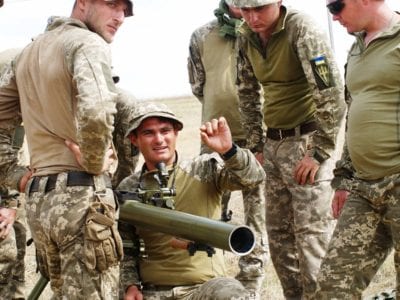 У Грузії українські морські піхотинці опановують зброю НАТО