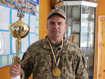 Навіть на першій лінії намагався знаходити час для спорту