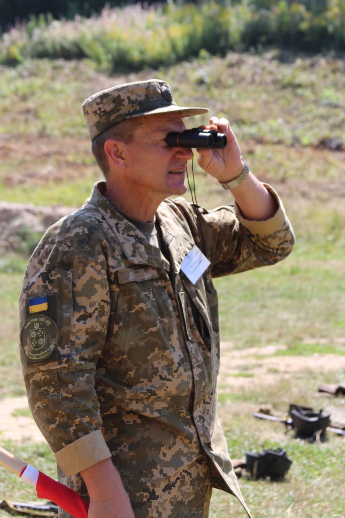 На військовому стрільбищі під Вінницею проходять вишкіл офіцери бригади територіальної оборони