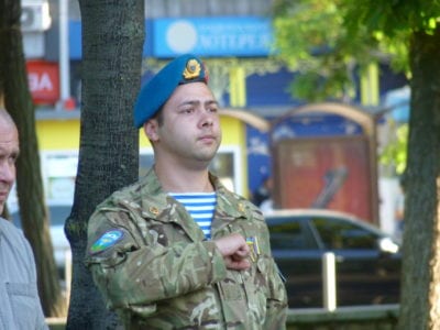 У Дніпрі вшанували загиблих під Шахтарськом десантників  