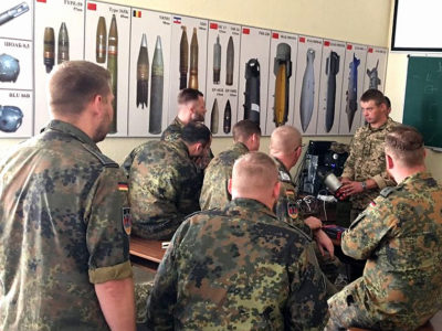 Українські сапери обмінялися досвідом із німецькими колегами  