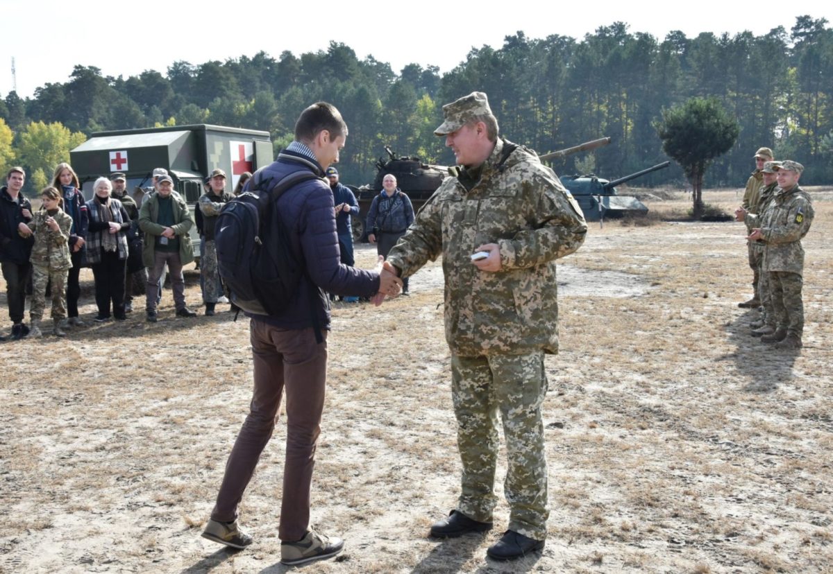 Цивільні журналісти оволодівали потрібними для роботи на передовій знаннями та навичками