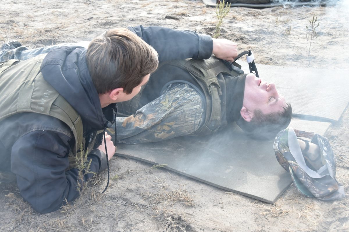 Цивільні журналісти оволодівали потрібними для роботи на передовій знаннями та навичками