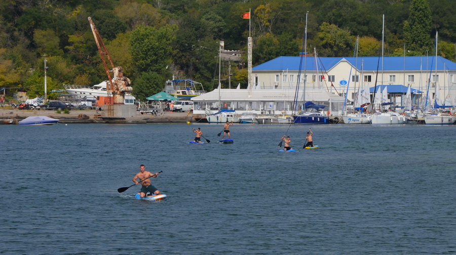 Курсанти Інституту Військово-Морських Сил вперше змагались на SUP бордах
