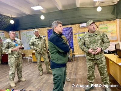 Секретар РНБО Олександр Данилюк відвідав зону проведення ООС  