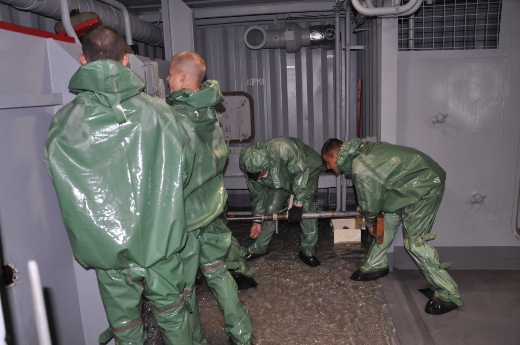 Курс на полігоні з боротьби за живучість корабля є обов’язковим для кожного військового моряка