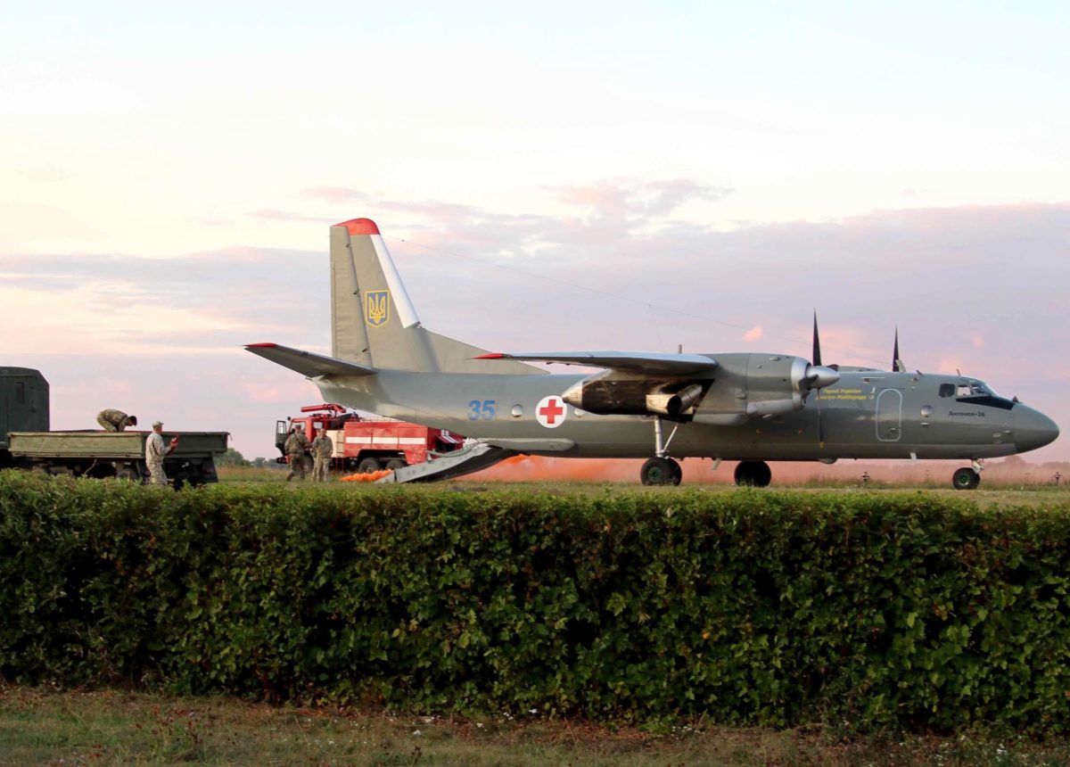 «Пожежу» на аеродромі ліквідували за лічені хвилини