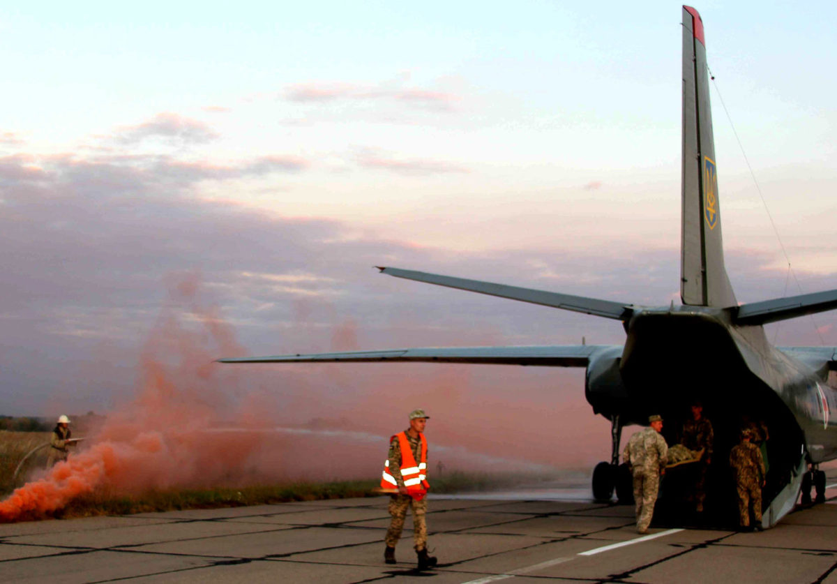 «Пожежу» на аеродромі ліквідували за лічені хвилини
