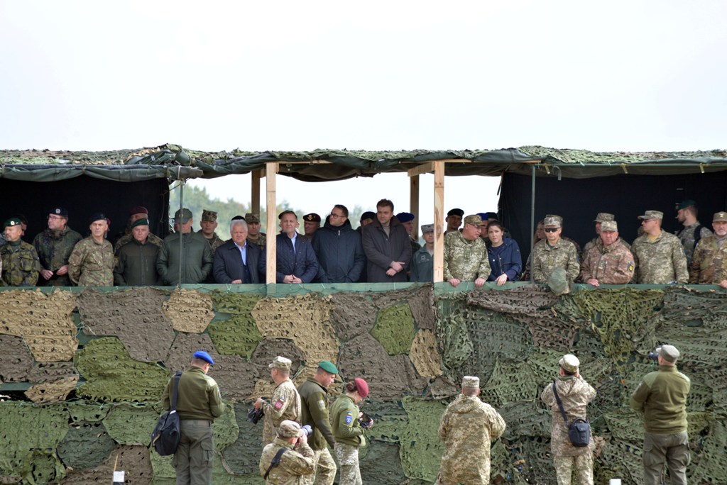 За ходом навчань «Репід Трайдент-2019» спостерігали високоповажні гості