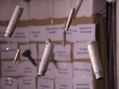 Бійці АТО/ООС зіграли у виставі «Голоси»  