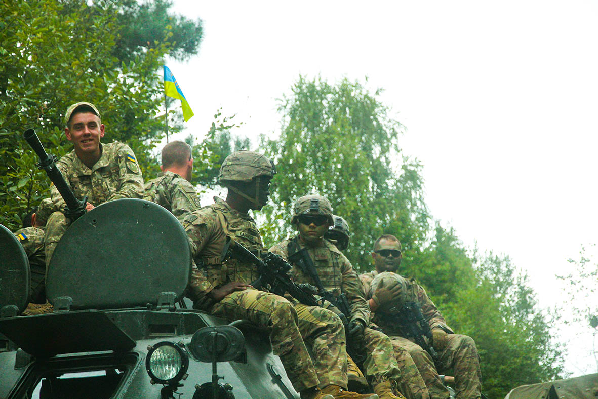 Вперше українські та американські військовослужбовці в складі одного підрозділу