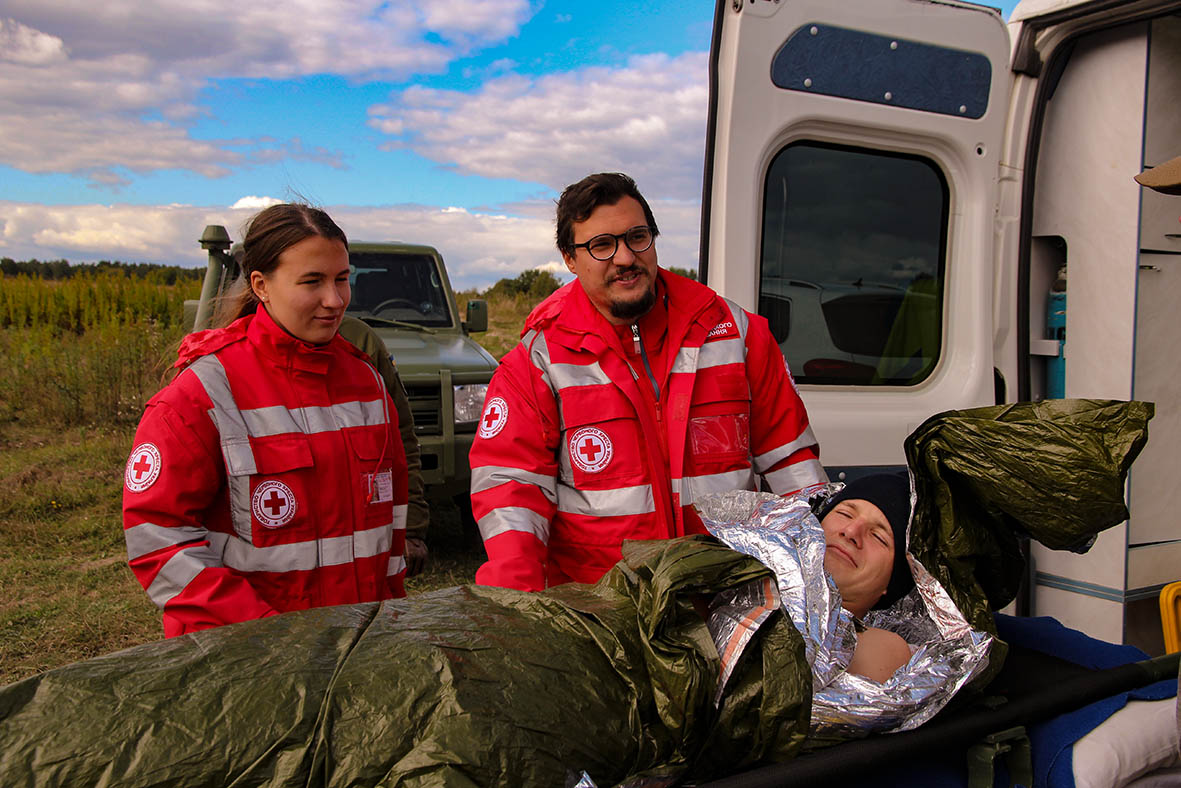 Вперше в навчаннях «Rapid Trident – 2019» беруть участь представники Червоного Хреста
