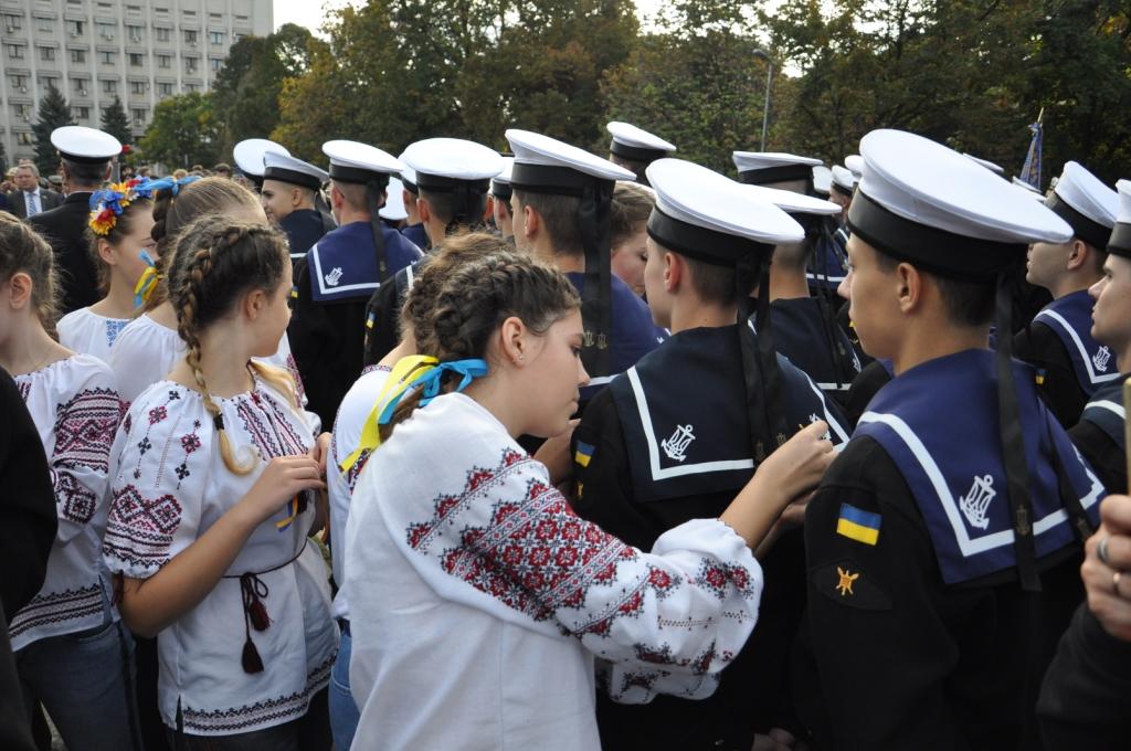 Ліцеїсти-моряки присягнули на вірність Україні