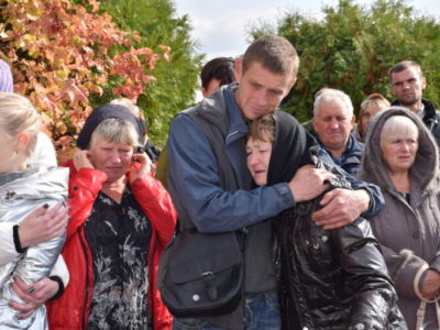 Шполяни попрощались із загиблим солдатом Олегом Ремінним  