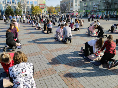 Вперше в Україні у рівненських школах навчали тактичній медицині за стандартами НАТО  