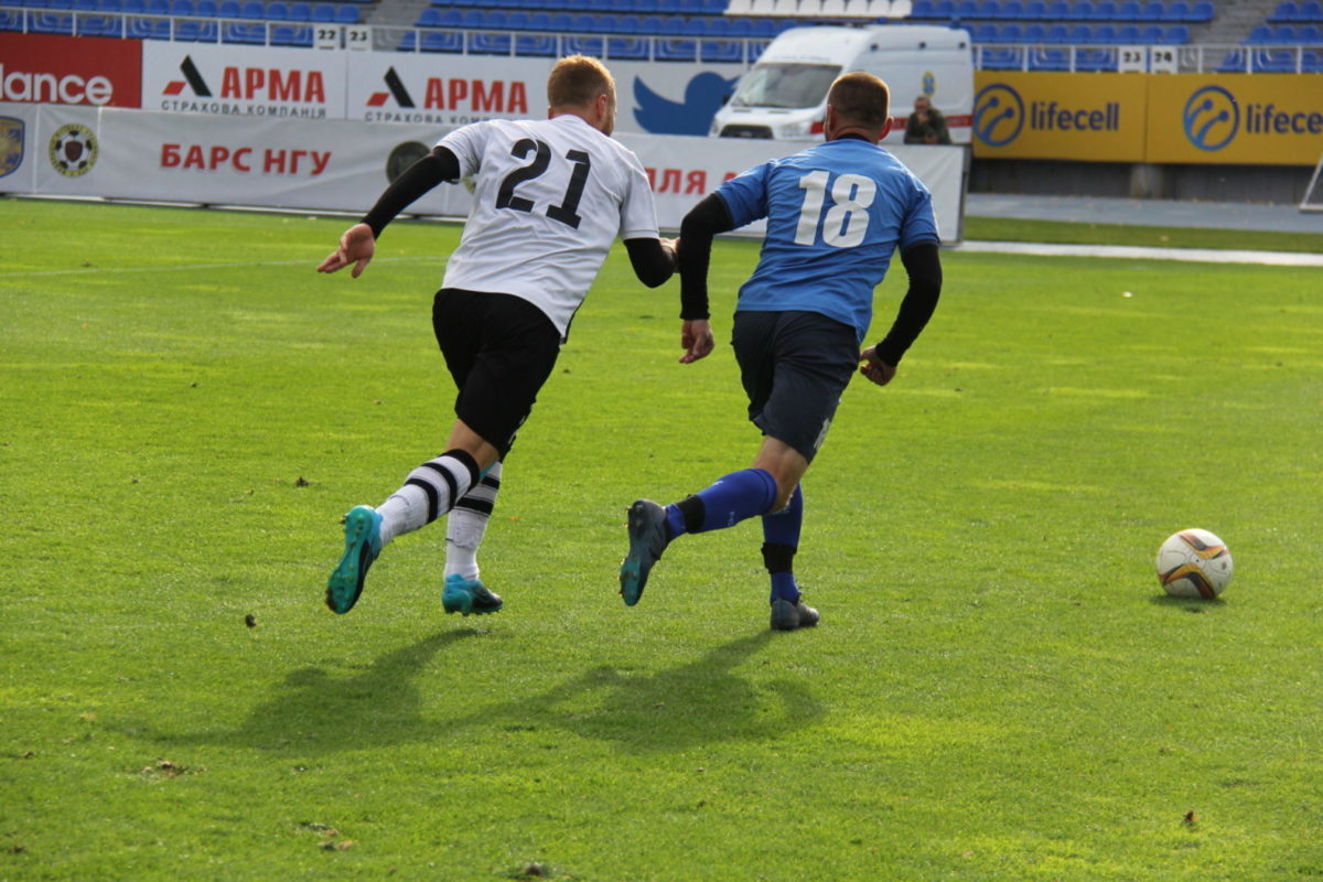 На стадіоні «Динамо» відбувся фінальний матч серед команд Ліги учасників АТО