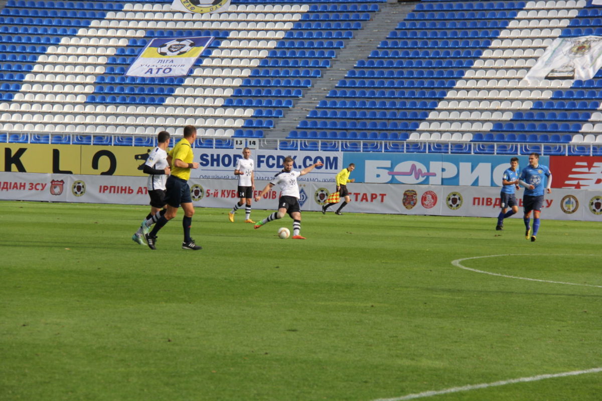 На стадіоні «Динамо» відбувся фінальний матч серед команд Ліги учасників АТО