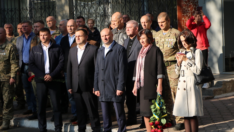 Ветеранська спільнота в Черкасах відкрила Стіну пам’яті загиблим українським воїнам