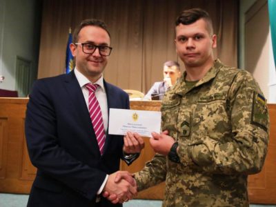 У Львові курсантів НАСВ відзначено обласною премією  