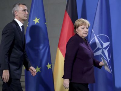 Канцлер Німеччини та Генсек НАТО відповіли на слова Макрона щодо НАТО  