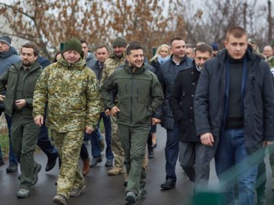 Володимир Зеленський відкрив міст у Станиці Луганській  