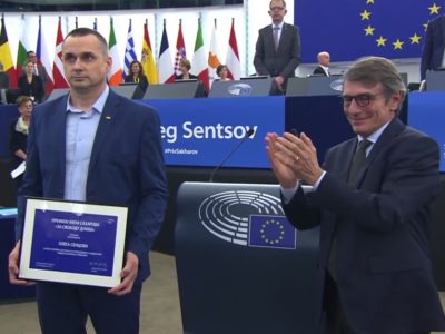 Олег Сенцов отримав престижну премію Європарламенту за свободу думки  