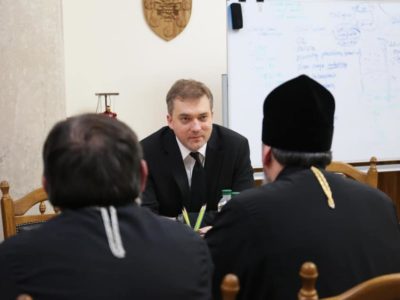 Андрій Загороднюк зустрівся із Митрополитом Епіфанієм  
