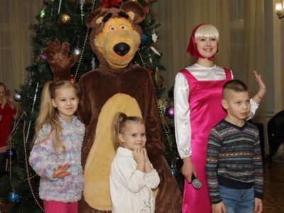 У Центральному будинку офіцерів ЗСУ під патронатом Міністерства оборони України відбулося новорічне свято для дітей  