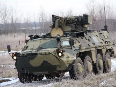 Бтр-4Е має систему кругового огляду і «розумні» шоломи для екіпажу  