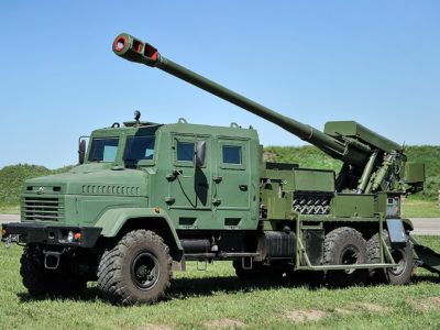 Завершення розробки: «Богдана» випробовує гармату  