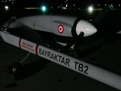 Перший турецький ударний БПЛА вилетів на північ Кіпру  