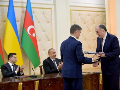 На зустрічі президентів України й Азербайджану підписані двосторонні документи  