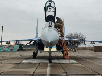 Модернізований винищувач Су-27УБ поповнив авіапарк Повітряних Сил  