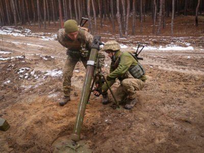 Десантники претендують на найкращий мінометний розрахунок ООС  