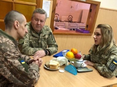 У військовому госпіталі представник Генштабу зустрівся з українськими військовими, звільненими з полону