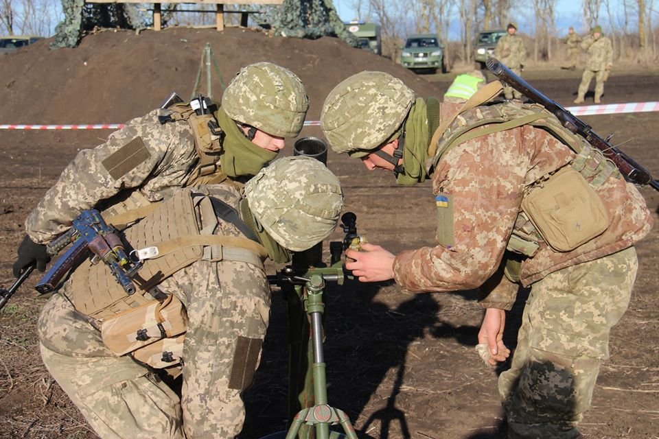 Найкращий мінометний розрахунок Об’єднаних сил: фото та відео зі змагань