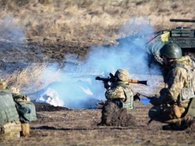 Як на Луганщині десантники «косили» мішені  