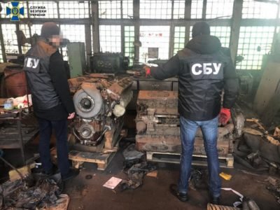 СБУ блокувала нелегальний транзит через кордон деталей до бронетехніки