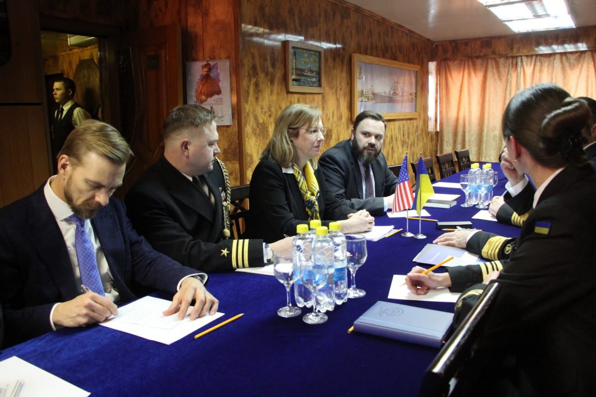 Українські військові моряки та представники США обговорили співпрацю
