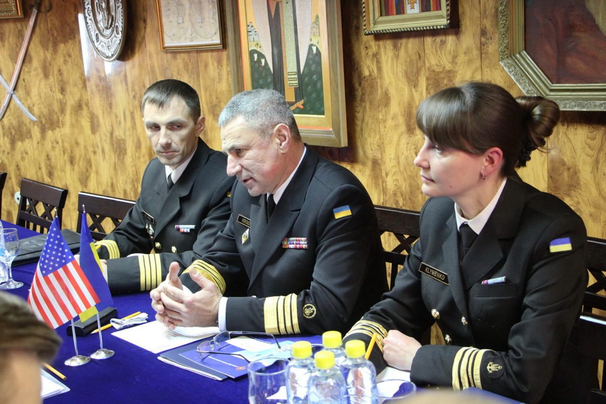 Українські військові моряки та представники США обговорили співпрацю