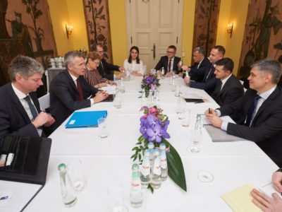 Президент України зустрівся з Генеральним секретарем НАТО  