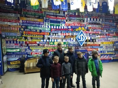 Діти воїнів АТО відвідали стадіон «Динамо»  