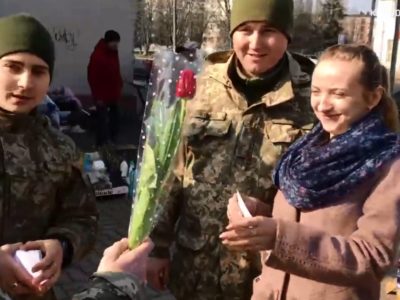 58-ма бригада оригінально привітала конотопчанок зі святом 8 березня  