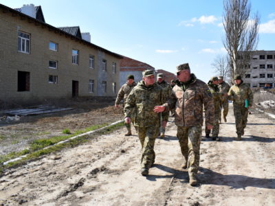Андрій Таран оглянув військові інфраструктурні об’єкти в Донецькій, Луганській та Запорізькій областях