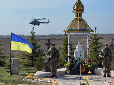 На горі Карачун ушанували українських добровольців  