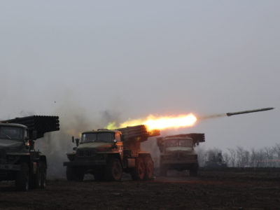 «Гради» вдарили по танках  